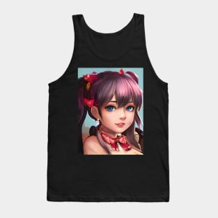 Anime girl manga Tank Top